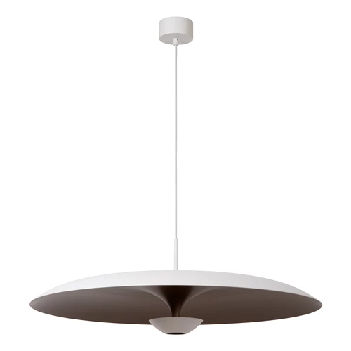 Lucide KENNETH - Pendant light - Ø 80 cm - LED Dim. - 1x22W 2700K - White | Premium - turned off